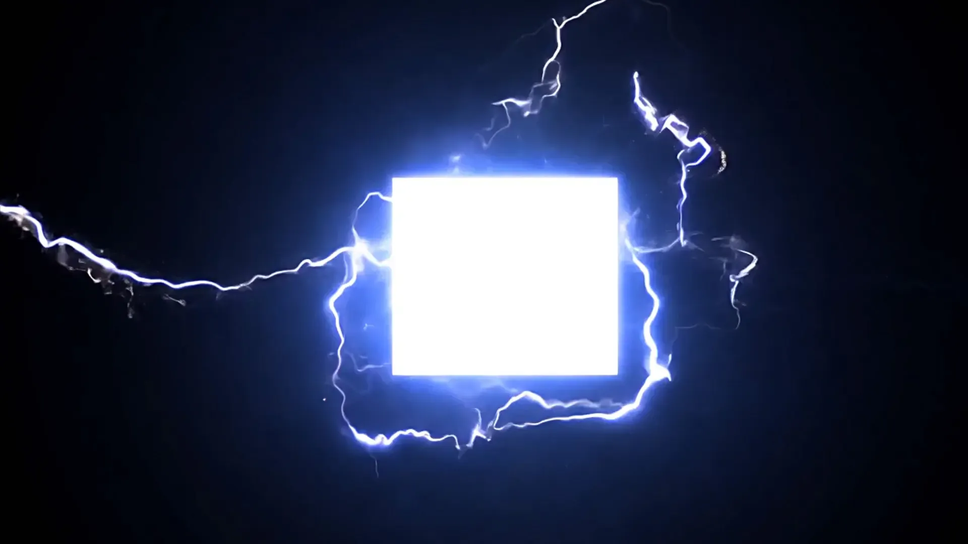 Powerful Voltage Lightning Background for Logo Reveals